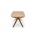 Стол обеденный HALMAR JAMES натуральный/черный/натуральный 160-220/90